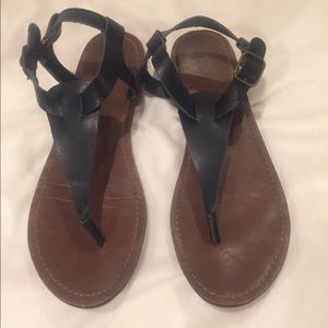 Faux Leather Sandals